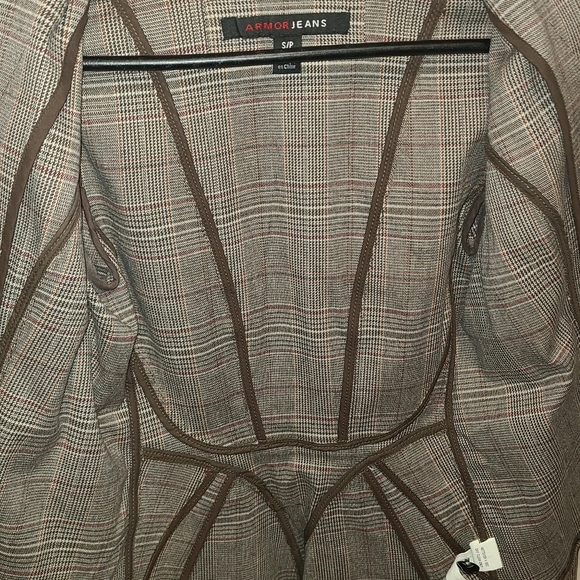 Armor Jean's plaid blazer - Picture 5 of 5